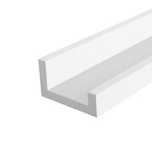 Carica l'immagine nel visualizzatore di Gallery, SONGMICS Mensole a Muro di Legno per Cornici e Libri, Ripiani 110 cm, Bianco - Ilgrandebazar