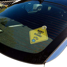 Carica l'immagine nel visualizzatore di Gallery, Wildauto Bimbo a Bordo Baby on Board Sign con Ventosa,Adesivi per...