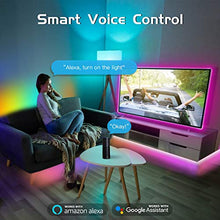 Carica l'immagine nel visualizzatore di Gallery, Striscia LED USB WiFi con Telecomando a Infrarossi, Maxcio Tv 2m