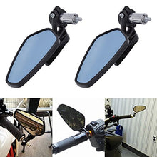 Carica l'immagine nel visualizzatore di Gallery, KATUR Specchi retrovisori Manubrio 7/8 Pollici 22mm Moto Ovale CNC Billet... - Ilgrandebazar