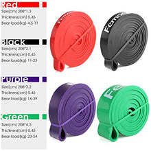 Carica l'immagine nel visualizzatore di Gallery, FEMOR Elastici Fitness 2080mm, Set da 4, Resistenza...