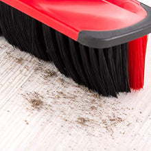 Carica l'immagine nel visualizzatore di Gallery, Vileda 3Action Scopa per Interni, con 3 Diverse Setole, Cattura Rosso-grigio