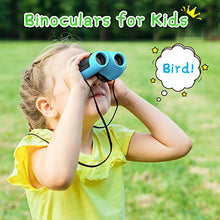Carica l'immagine nel visualizzatore di Gallery, Teaisiy 8x21 Compatto Binocolo per Bambini -Giocattoli &amp; Regalo Azzurro