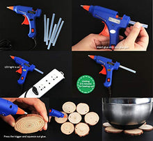 Carica l'immagine nel visualizzatore di Gallery, Pistola Colla a Caldo con 50 Pezzi Stick di Alta Temperatura Mini...