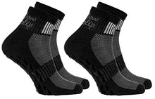 Carica l'immagine nel visualizzatore di Gallery, Rainbow Socks - Donna Uomo Sportive Calze Antiscivolo ABS di 42/43, 2 X Nero - Ilgrandebazar
