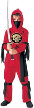 Carica l'immagine nel visualizzatore di Gallery, Tante Tina Costume da Ninja per Bambino - con Cappuccio,... - Ilgrandebazar