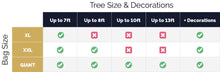 Carica l'immagine nel visualizzatore di Gallery, Extra Tough Christmas Tree bag XXL Black - Ilgrandebazar