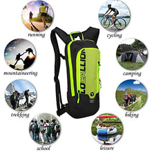 Carica l'immagine nel visualizzatore di Gallery, LOCALLION Zaino per Ciclismo 6L Idratazione Ultraleggero Zainetto Verde
