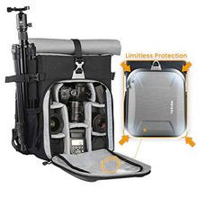Carica l'immagine nel visualizzatore di Gallery, TARION XH Zaino Fotografico Trekking PC 15" Camera Reflex Grigio
