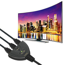 Carica l'immagine nel visualizzatore di Gallery, HDMI Switch 4K, GANA 3 In 1 Uscita Splitter Commutatore Supporta...