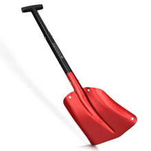 Carica l'immagine nel visualizzatore di Gallery, Navaris Pala da neve regolabile in alluminio 80cm - Vanga Rosso - Nero - Ilgrandebazar