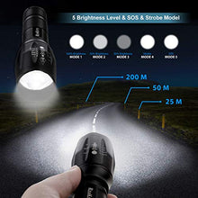 Carica l'immagine nel visualizzatore di Gallery, REHKITTZ Torcia Super Luminosa Portatile LED (2 Confezioni), 1000...