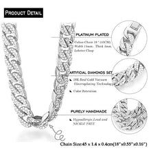 Carica l'immagine nel visualizzatore di Gallery, Halukakah ● Bling ● Uomo Placcato Oro Reale 18k/Platino Platino - Ilgrandebazar