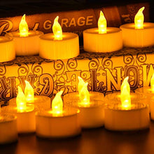 Carica l'immagine nel visualizzatore di Gallery, YHY Candele a LED 50pcs Lumini da Tè Tealight Elettrica Luce Calda Senza 1*50 - Ilgrandebazar