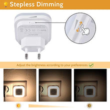 Carica l'immagine nel visualizzatore di Gallery, SOAIY 2 Pezzi Luce notturna LED bambini Lampada Calda