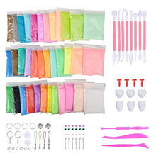 Carica l'immagine nel visualizzatore di Gallery, Kit Fluffy Slime fai da te, KidsHobby 36 colori Putty Floam 36 Colors - Ilgrandebazar