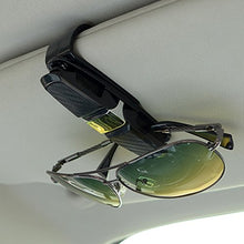 Carica l'immagine nel visualizzatore di Gallery, FineGood - Set di 2 Supporti per Occhiali da Sole Auto, con Clip Nero - Ilgrandebazar