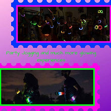 Carica l'immagine nel visualizzatore di Gallery, Adelama Braccialetti Luminosi Fluorescenti Fluo per Feste Glowstick Party... - Ilgrandebazar