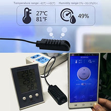 Carica l'immagine nel visualizzatore di Gallery, TH10 Temperatura e Umidità Monitoraggio Wifi e