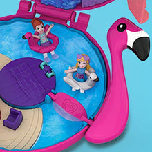 Carica l'immagine nel visualizzatore di Gallery, Polly Pocket Cofanetto Piscina dei Fenicotteri, Playset con 2 Bambole, Un... - Ilgrandebazar