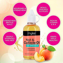 Carica l'immagine nel visualizzatore di Gallery, Mylee - Olio per unghie e cuticole all'albicocca 50ml - idratante per... - Ilgrandebazar