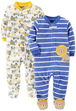 Carica l'immagine nel visualizzatore di Gallery, Simple Joys by Carter's Baby - Confezione da 2 pile con piedi per dormire e...