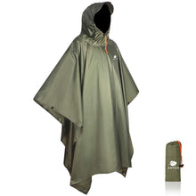 Carica l'immagine nel visualizzatore di Gallery, Anyoo Pioggia Impermeabile con Poncho Riutilizzabile Leggero Portatile... - Ilgrandebazar
