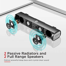 Carica l'immagine nel visualizzatore di Gallery, BOMAKER Tapio I Mini Soundbar Bluetooth 5.0 Wireless, 16'' con Grigio argento