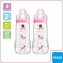 Carica l'immagine nel visualizzatore di Gallery, MAM 99950501 Easy Active Biberon da 330 ml, Confezione Doppia, età 4+ mesi,...