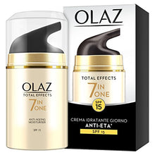 Carica l'immagine nel visualizzatore di Gallery, Olaz Total Effects Crema Viso Idratante Giorno Antirughe, 7 Benefici in 1,...