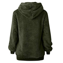 Carica l'immagine nel visualizzatore di Gallery, Rcool Felpe Tumblr Ragazza, Felpa con Cappuccio Donna Caldo, 5XL, Army Green - Ilgrandebazar