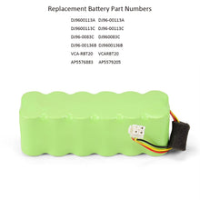 Carica l'immagine nel visualizzatore di Gallery, REEXBON 14.4V 3.0Ah NIMH Batteria di Ricambio per Samsung