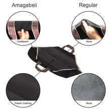 Carica l'immagine nel visualizzatore di Gallery, Amagabeli Grande Tela Borsa per Tronchi Camino di stoccaggio in Nero - Ilgrandebazar