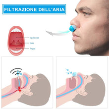 Carica l'immagine nel visualizzatore di Gallery, Dilatatore Nasale, Anti Russamento Dispositivo Russare Aiuta A Prevenire L'Apnea Del Russare E Del Sonno Scientifico Dilatatore Nasale Antirussamento