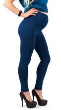 Carica l'immagine nel visualizzatore di Gallery, MAMAJEANS Paris - Leggings Premaman Coprenti, Con Bande Laterali, In Morbido... - Ilgrandebazar