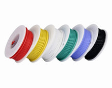 Carica l'immagine nel visualizzatore di Gallery, Cavo elettrico 18 AWG, kit 18 awg, Nero, Bianco, Rosso, Blu Verde, Giallo - Ilgrandebazar