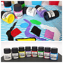 Carica l'immagine nel visualizzatore di Gallery, MONT MARTE Set Colori per Tessuti - 8 pezzi x 20ml - Pitture Permanenti...