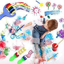 Carica l'immagine nel visualizzatore di Gallery, Surplex Kit di 42 Strumenti educativi Spugna da Pittura per Bambini,...