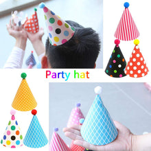 Carica l'immagine nel visualizzatore di Gallery, BESTZY 22pcs Cappellini per Feste Compleanno Bambini Carta...