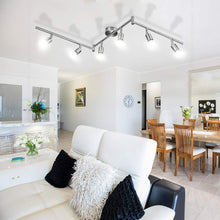 Carica l'immagine nel visualizzatore di Gallery, Lampadario da Soffitto Luce Bianco 4500K, Bojim 6 Luci - Naturale