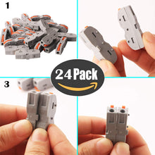 Carica l'immagine nel visualizzatore di Gallery, WPERSUVV Compact Connettore, Morsettiera a Barra di Pressione Bilaterale,...