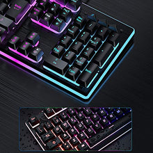 Carica l'immagine nel visualizzatore di Gallery, EZONTEQ Tastiera Meccanica Gaming RGB PC, Semi-meccanica