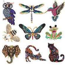 Carica l'immagine nel visualizzatore di Gallery, Tacobear 9 Pezzi Spilla Donna di Animali Insetto Set Colorato Spilla... - Ilgrandebazar