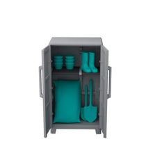 Carica l'immagine nel visualizzatore di Gallery, Terry Transforming Modular 3, Armadio 78 x 43.6 x 143 cm, Grigio - Ilgrandebazar