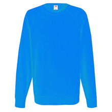 Carica l'immagine nel visualizzatore di Gallery, Fruit of the Loom Raglan Sweatshirt, Felpa Uomo, Nero (Black), Medium - Ilgrandebazar