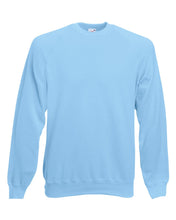 Carica l'immagine nel visualizzatore di Gallery, Fruit of the Loom Raglan Sweatshirt, Felpa Uomo, Nero (Black), Medium - Ilgrandebazar