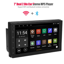 Carica l'immagine nel visualizzatore di Gallery, Autoradio android 7" Comandi al volante  2 Din, Touch Screen da 7 pollici Bluetooth WiFi Lettore Multimediale Supporto Lettore MP5 GPS / Immagine di Retromarcia / Controllo del Volante / Radio - Ilgrandebazar