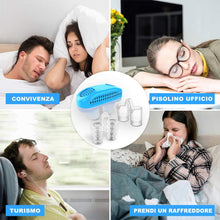 Carica l'immagine nel visualizzatore di Gallery, Dilatatore Nasale, Anti Russamento Dispositivo Russare Aiuta A Prevenire L'Apnea Del Russare E Del Sonno Scientifico Dilatatore Nasale Antirussamento