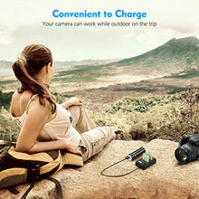 Carica l'immagine nel visualizzatore di Gallery, Powerextra - 2 batterie di ricambio NB-6L e doppio kit ricarica LCD per...