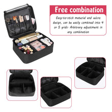 Carica l'immagine nel visualizzatore di Gallery, DIMJ Porta Trucchi da Viaggio, Borsa Trucco Professionale Beauty Case Nero - Ilgrandebazar